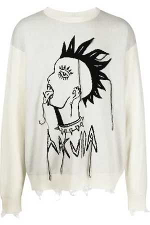 HACULLA Distressed punk logo jumper