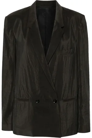 LEMAIRE Double-breasted silk blend blazer