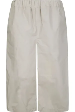RIER Waxed poplin shorts