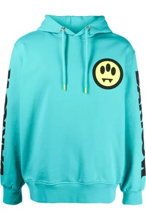 BARROW Alien-logo-print hoodie
