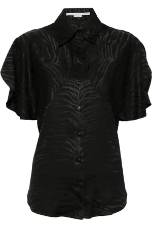 Stella McCartney Tiger-print short-sleeved shirt