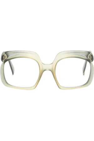 Dior 1970s ombré butterfly-frame glasses