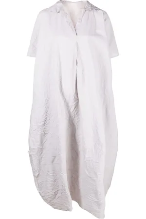 DANIELA GREGIS V-neck short-sleeve shirt dress