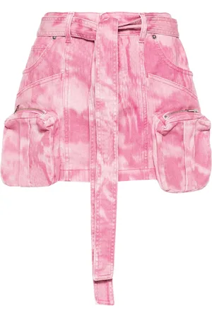 BLUMARINE Camouflage-print mini skirt