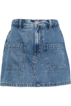 Izzue Logo-patch denim shorts