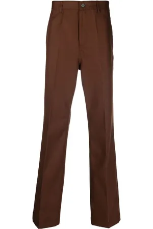 VALENTINO GARAVANI Wide-leg tonal-stitch trousers