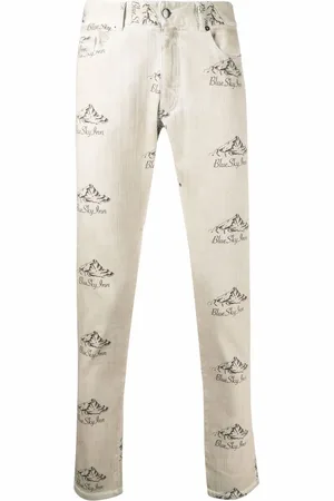 BLUE SKY INN Logo print trousers
