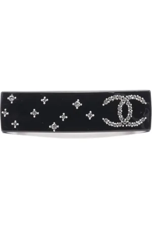 CHANEL 1986-1988 Coco rhinestone clip hair