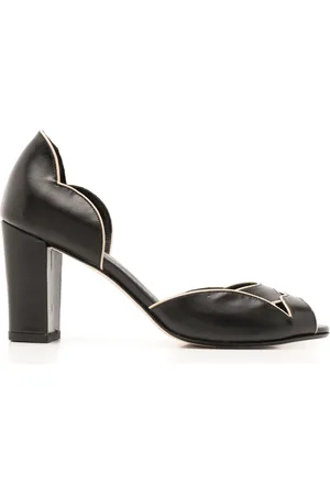 Sarah Chofakian Léger 75mm leather pumps