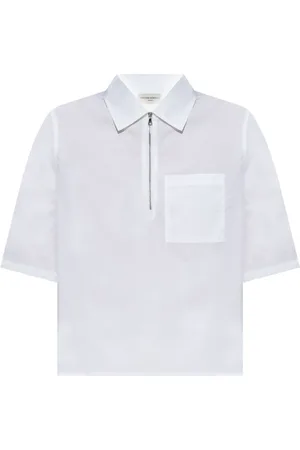 OFFICINE GENERALE Poplin polo shirt