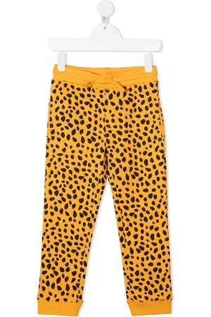 Stella McCartney Cheetah-print organic-cotton track trousers