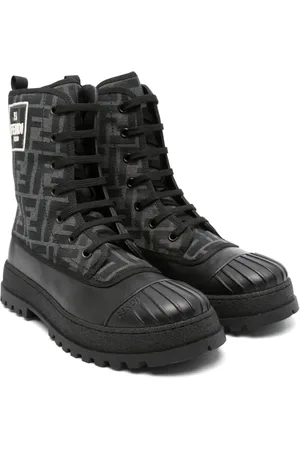 Fendi Zucca-pattern ankle boots