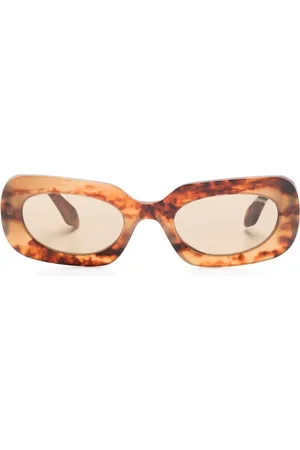 Giorgio Armani Rectangle-frame tinted sunglasses