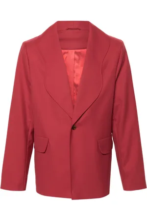 Séfr Peace twill-weave blazer