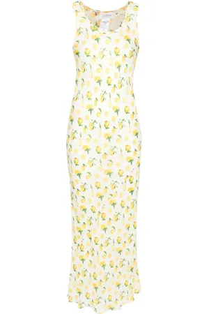 Sportmax Tonale lemon-print maxi dress