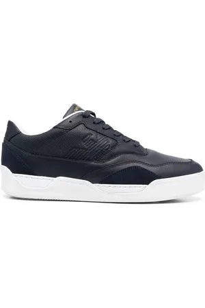 Emporio Armani Logo-embossed lace-up sneakers
