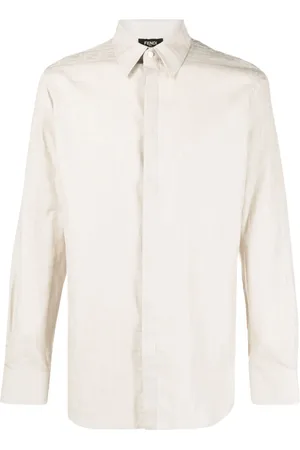 Fendi FF-pattern long-sleeve shirt