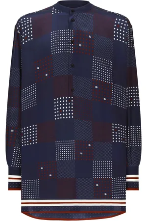 Dolce & Gabbana Geometric-print silk shirt