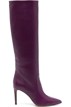 PARIS TEXAS 85mm stiletto-heel leather boots