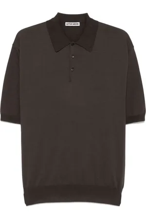 Kaptain Sunshine Cotton knit polo shirt