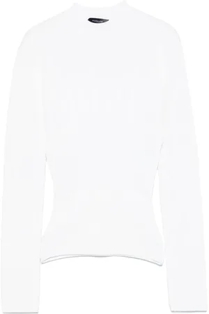 MUGLER Ribbed top