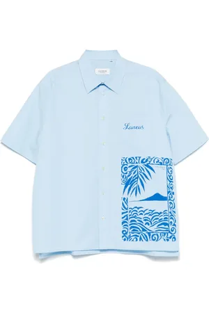 LANEUS Logo-print shirt