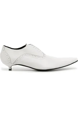 Comme des Garçons Pointed-toe leather pumps
