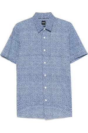 HUGO BOSS Floral-print shirt