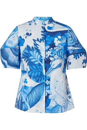 Erdem Graphic-print cotton shirt