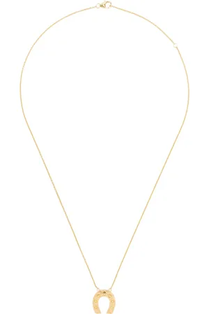 HARWELL GODFREY 18kt yellow Mini Horseshoe pendant necklace