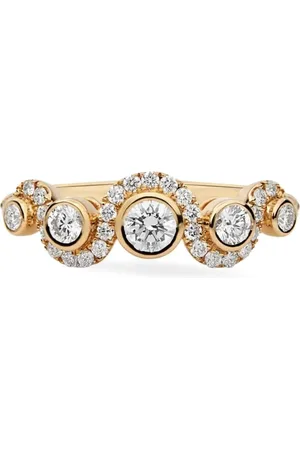 Lark & Berry 18kt yellow Wave diamond ring