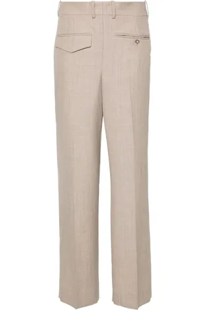 Victoria Beckham Pressed-crease straight-leg trousers