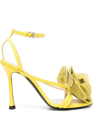 Nº21 110mm rose-embellished sandals