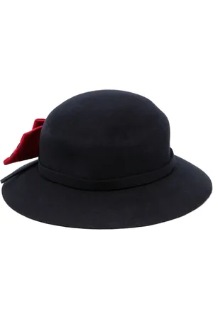 PATACHOU Bow-detail wool hat