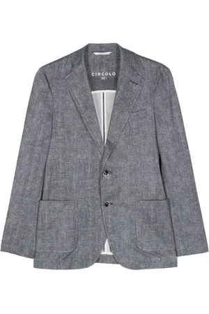 Circolo Herringbone-pattern blazer