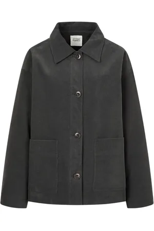 Studio Tomboy Corduroy spread-collar shirt jacket