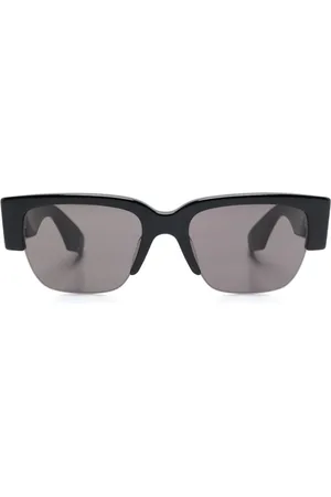 Alexander McQueen Half-rim sunglasses