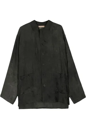 UMA WANG Theo jacquard shirt