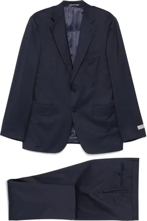 CANALI Mini check-pattern suit