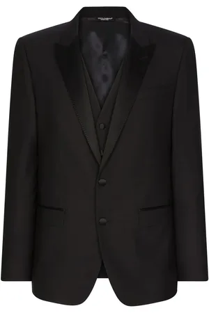 Dolce & Gabbana Martini-fit wool-silk three-piece tuxedo suit