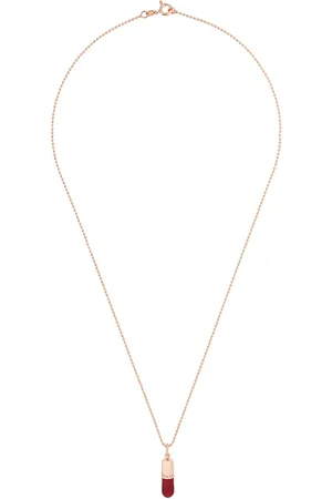 TRUE ROCKS Small pill pendant necklace