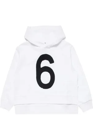 Maison Margiela Appliqué-detail cotton hoodie