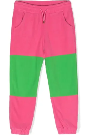 Mini Rodini Colour-block fleece track pants