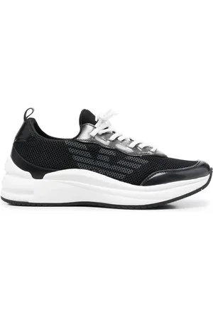 Emporio Armani Transparent-detail low-top sneakers