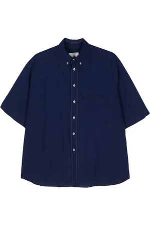 VALENTINO GARAVANI 2000s VLogo-embroidery shirt