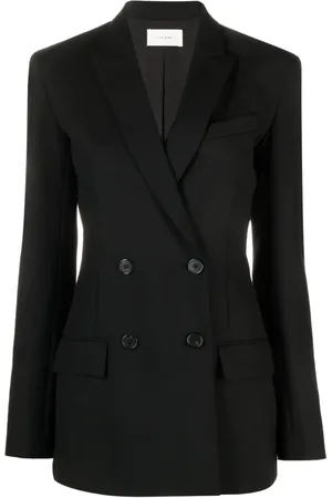 The Row Double-breasted virgin wool-mohair blazer