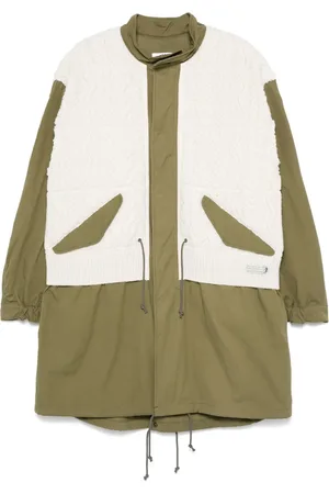 JUNYA WATANABE X Richmond Knitwear panelled parka