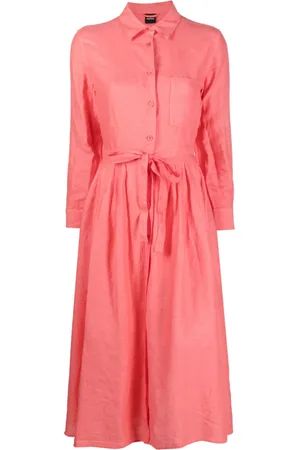 Aspesi Long-sleeve midi shirt dress