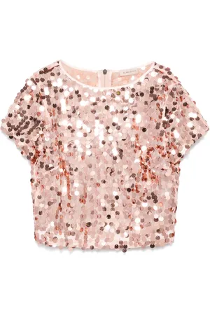 BLANCA Sequinned top