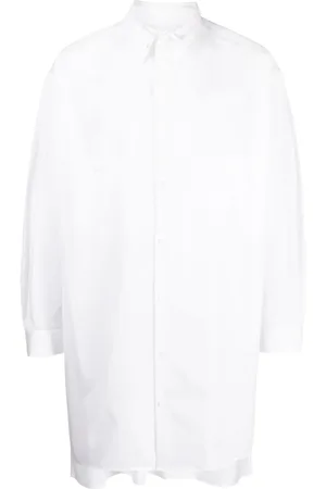 YOHJI YAMAMOTO Panelled slim-cut cotton shirt